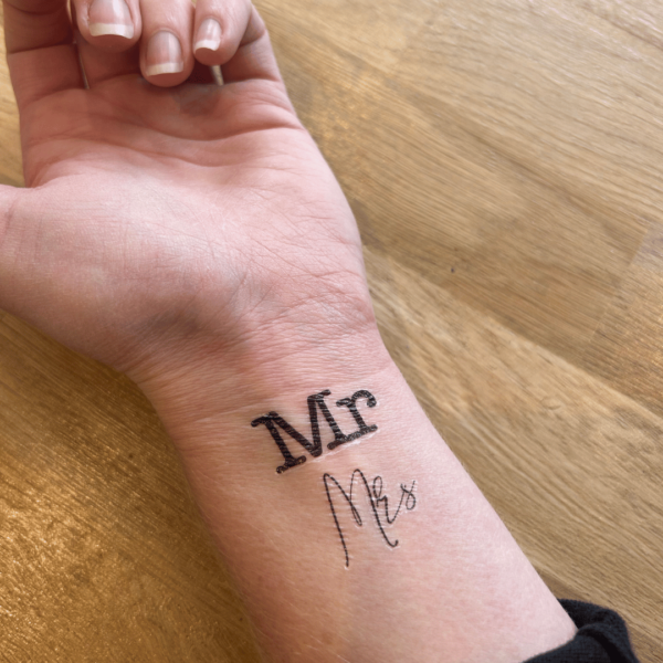 Tatouages éphémères pour mariage