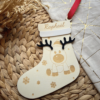 Chaussette de Noël en bois personnalisée